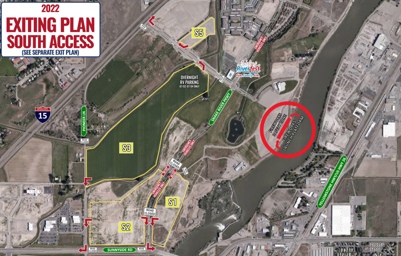 2021 South Exit Parking Plan