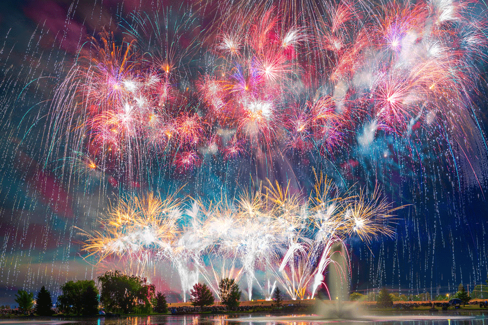 Melaleuca Freedom Celebration firework show